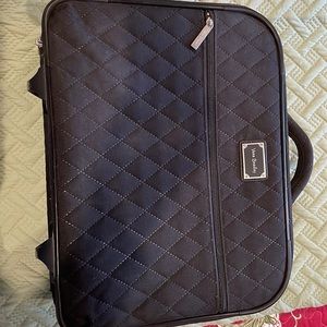 Vera Bradley wheeled lap top/ overnight case in like new condition